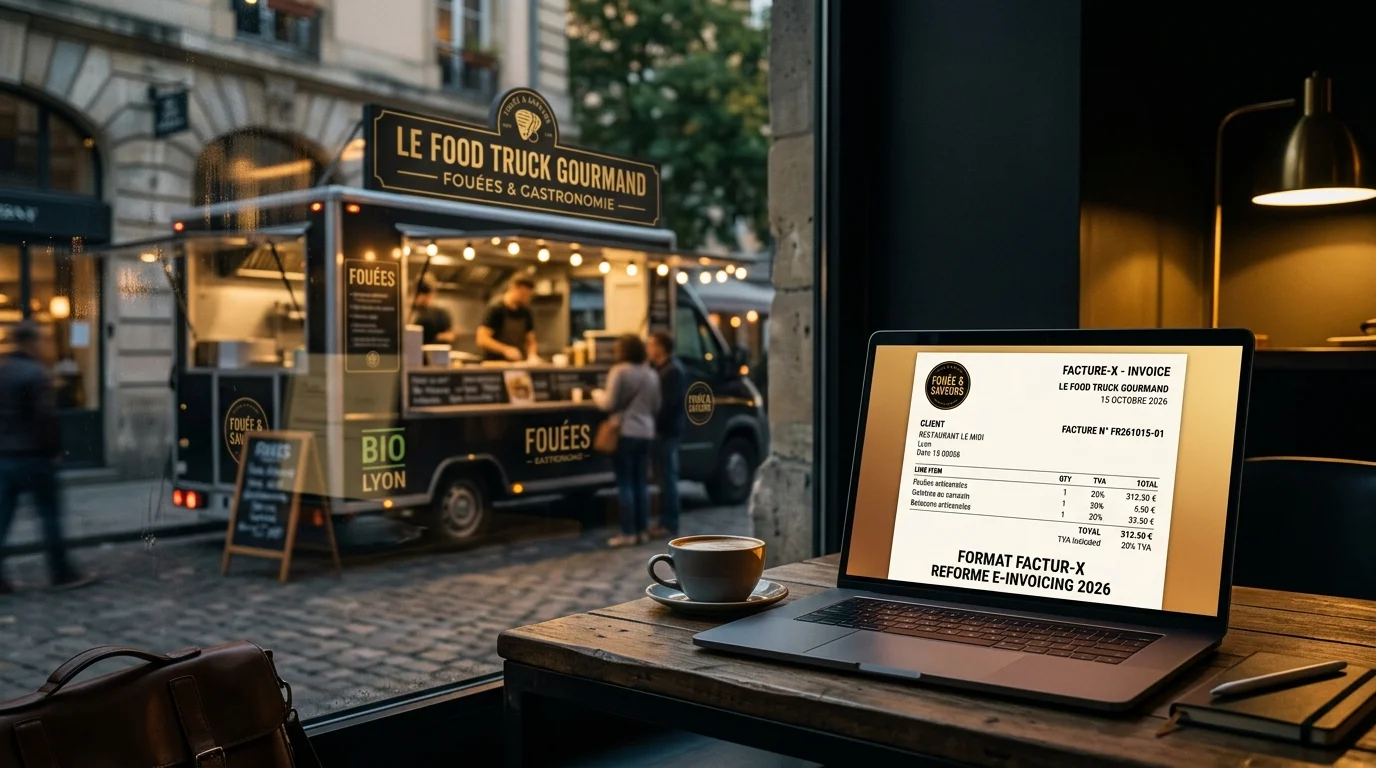 Facturation électronique food truck : guide complet 2026-2027
