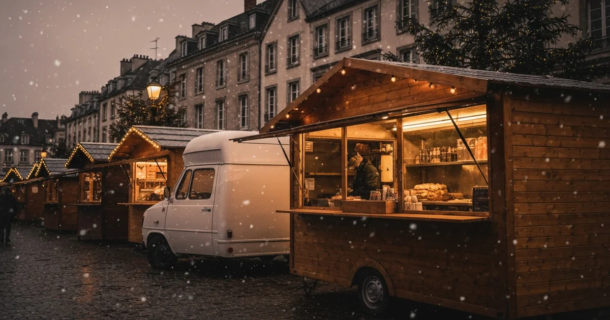 Food truck marché de Noël : comment participer et ce que ça rapporte [2026]